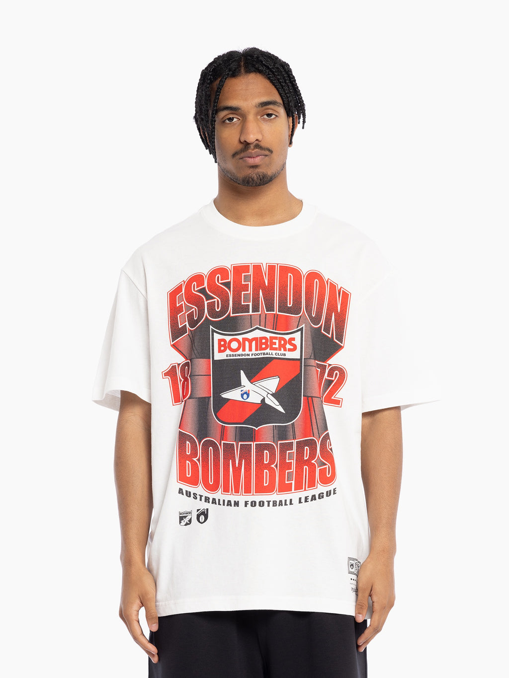 Essendon Bombers Mitchell & Ness Bust Out Tee