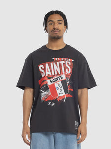 St Kilda Saints Mitchell & Ness Abstract Logo Tee