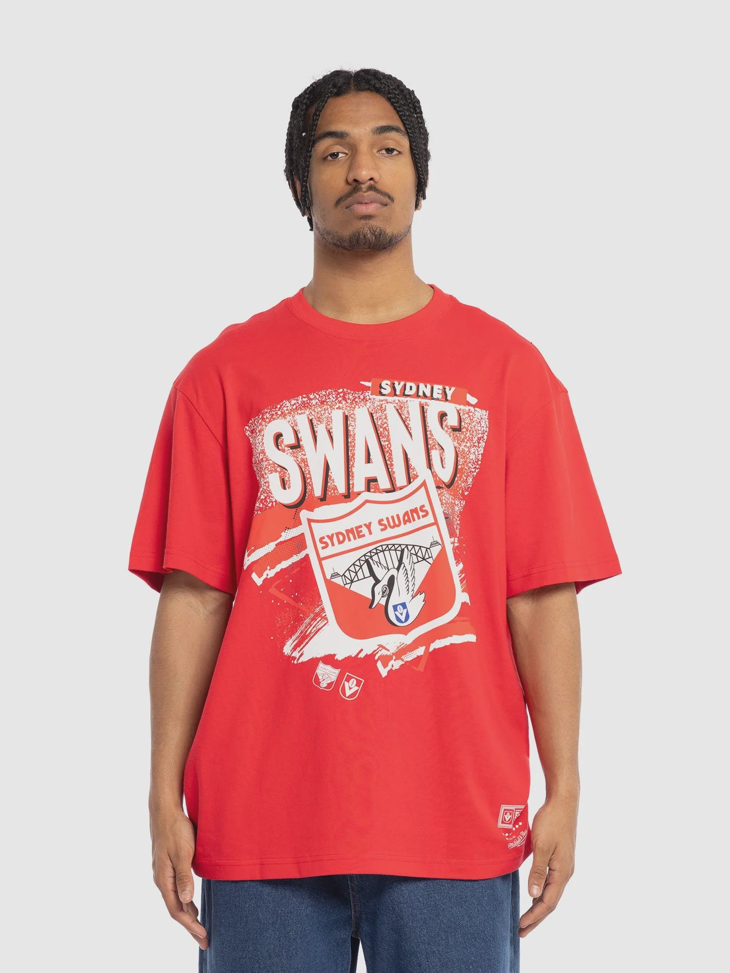 Sydney Swans Mitchell & Ness Abstract Logo Tee