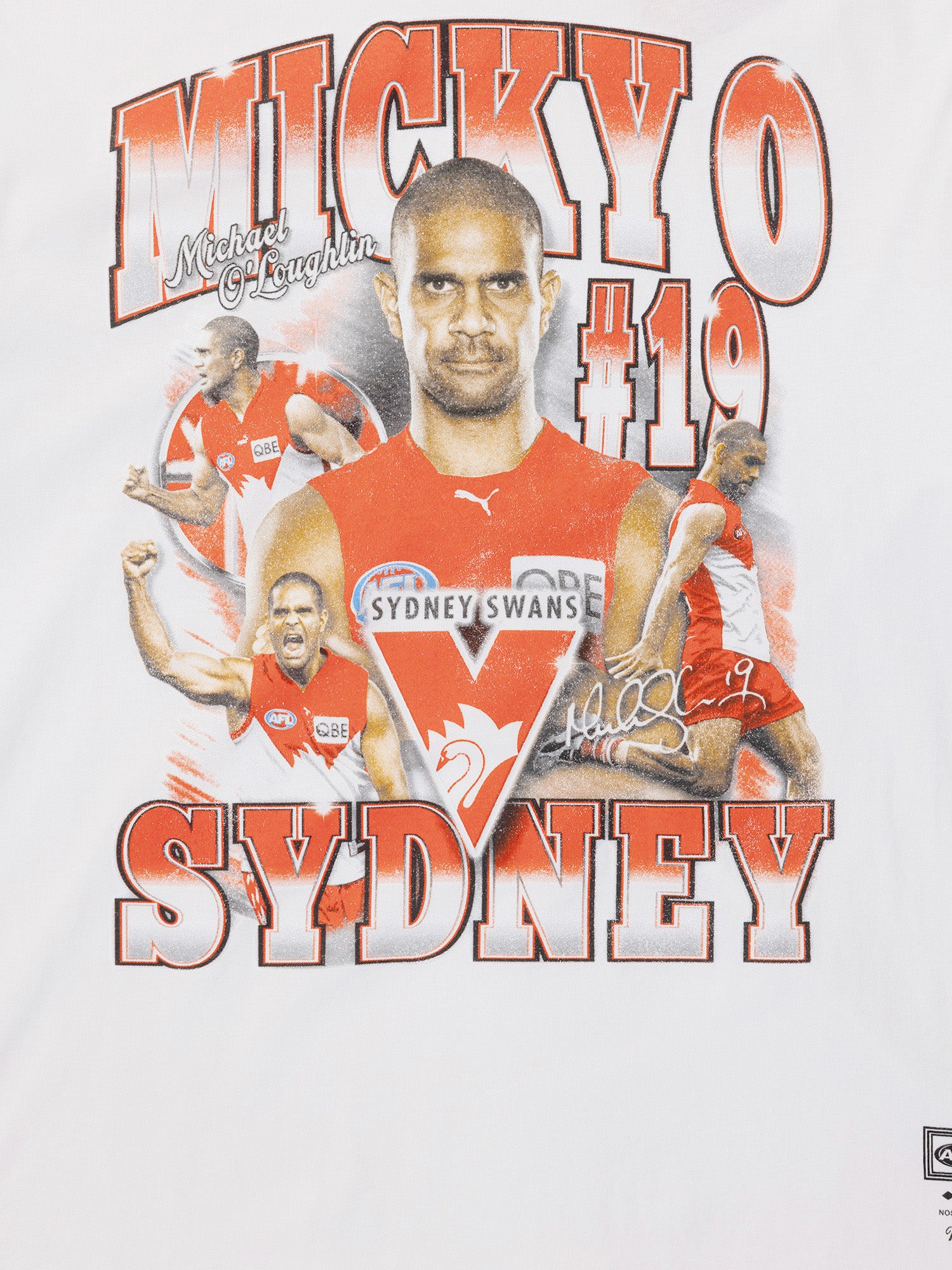 Sydney Swans - Mitchell & Ness Icon Tee - Micheal O'Loughlin