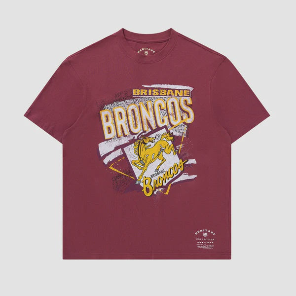 Brisbane Broncos Abstract Tee