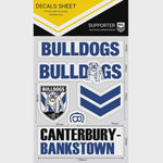 Canterbury Bulldogs Decals Sheet