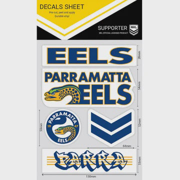 Parramatta Eels Decals Sheet