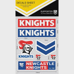 Newcastle Knights Decals Sheet