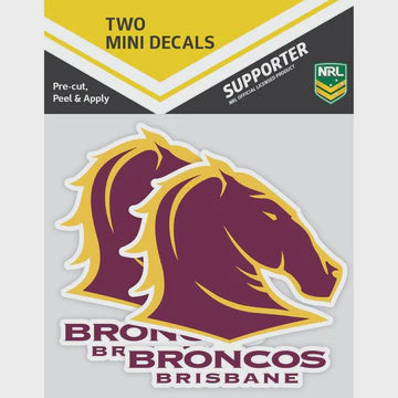 Brisbane Broncos 2 Mini Decals