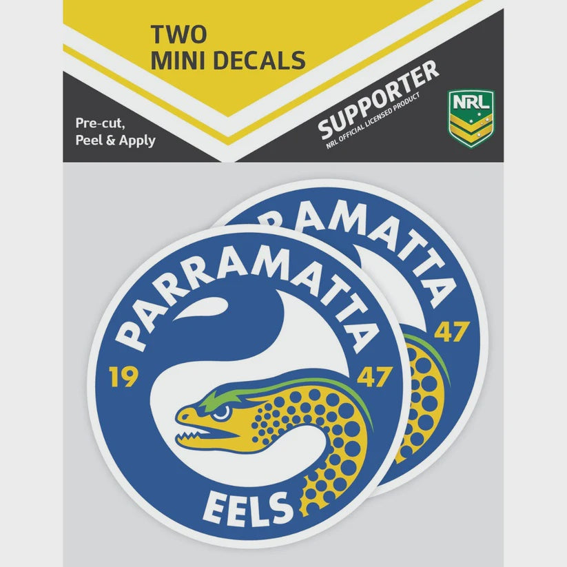 Parramatta Eels 2 Mini Decals