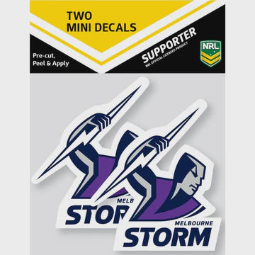 Melbourne Storm 2 Mini Decals