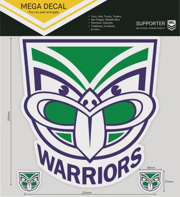 New Zealand Warriors Mega Decal