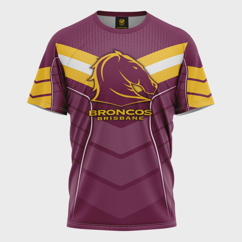 Brisbane Broncos Kids Chevron Tee