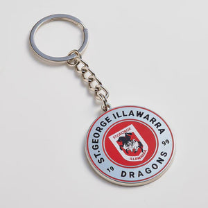 St George Illawarra Dragons Round Keyring