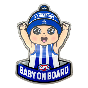 North Melbourne Kangaroos - Baby On Board Decal