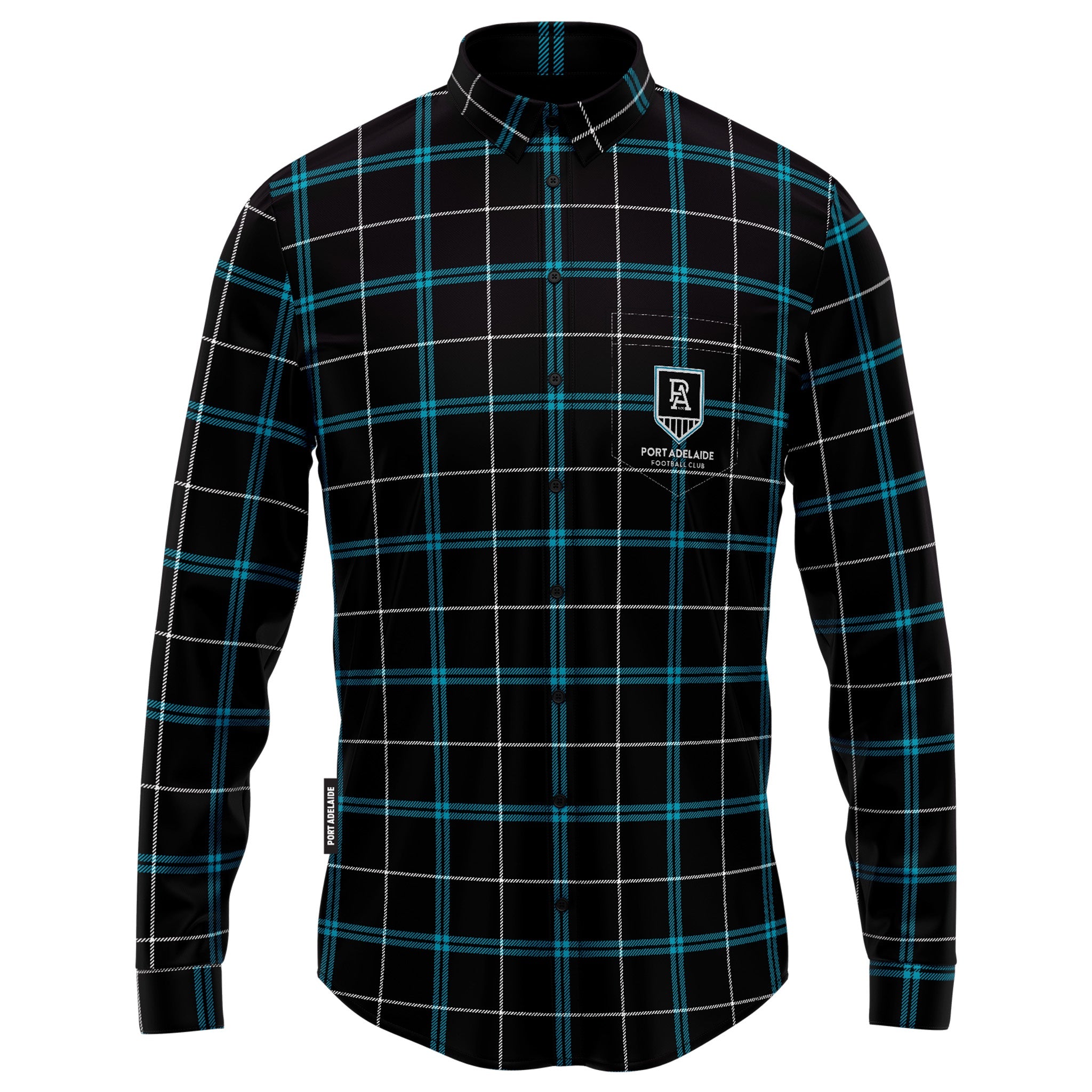 Port Adelaide Power Mustang Flannel Shirt