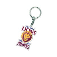 Brisbane Lions 2024 Premiers Keyring