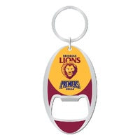 Brisbane Lions 2024 Premiers Bottle Opener Keyring