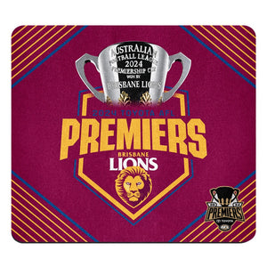 Brisbane Lions 2024 Premiers Mouse Mat