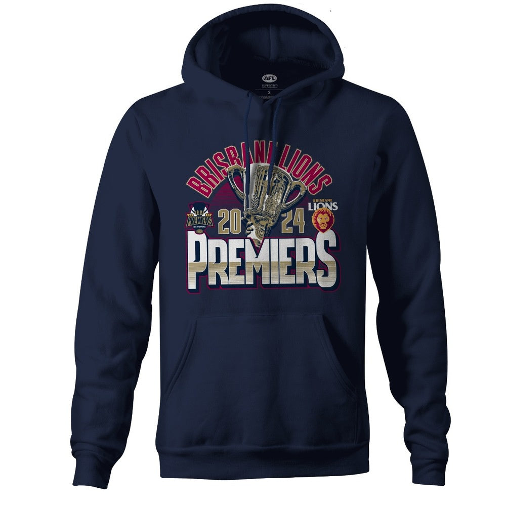 Brisbane Lions 2024 Premiers Trophy Hoodie - Phase 2