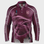 Queensland Maroons Barracuda Fishing Shirt