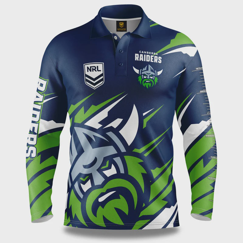 Canberra raiders Ignition Fishing Shirt