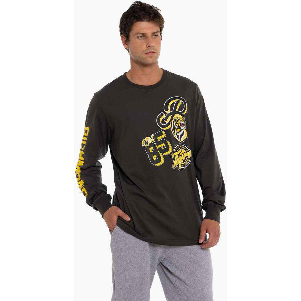 Richmond Tigers Long Sleeve Patchwork Tee