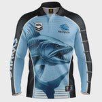 Cronulla Sharks Barracuda Fishing Shirt