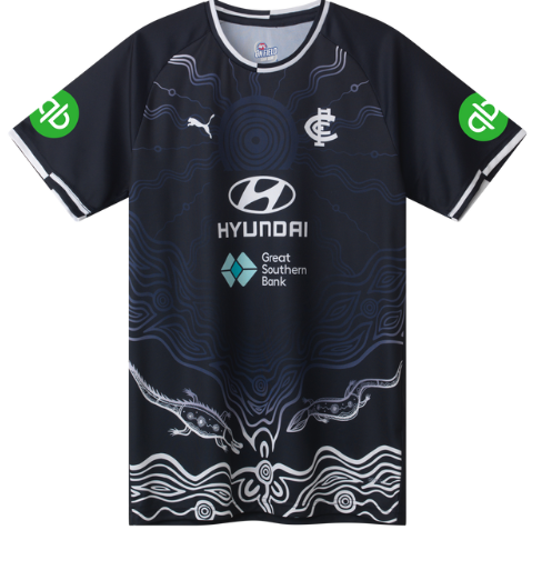 Carlton Blues 2025 Warm Up Top