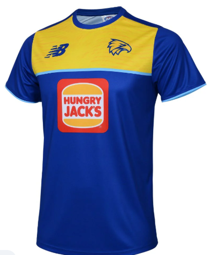 West Coast Eagles 2025 Training Tee