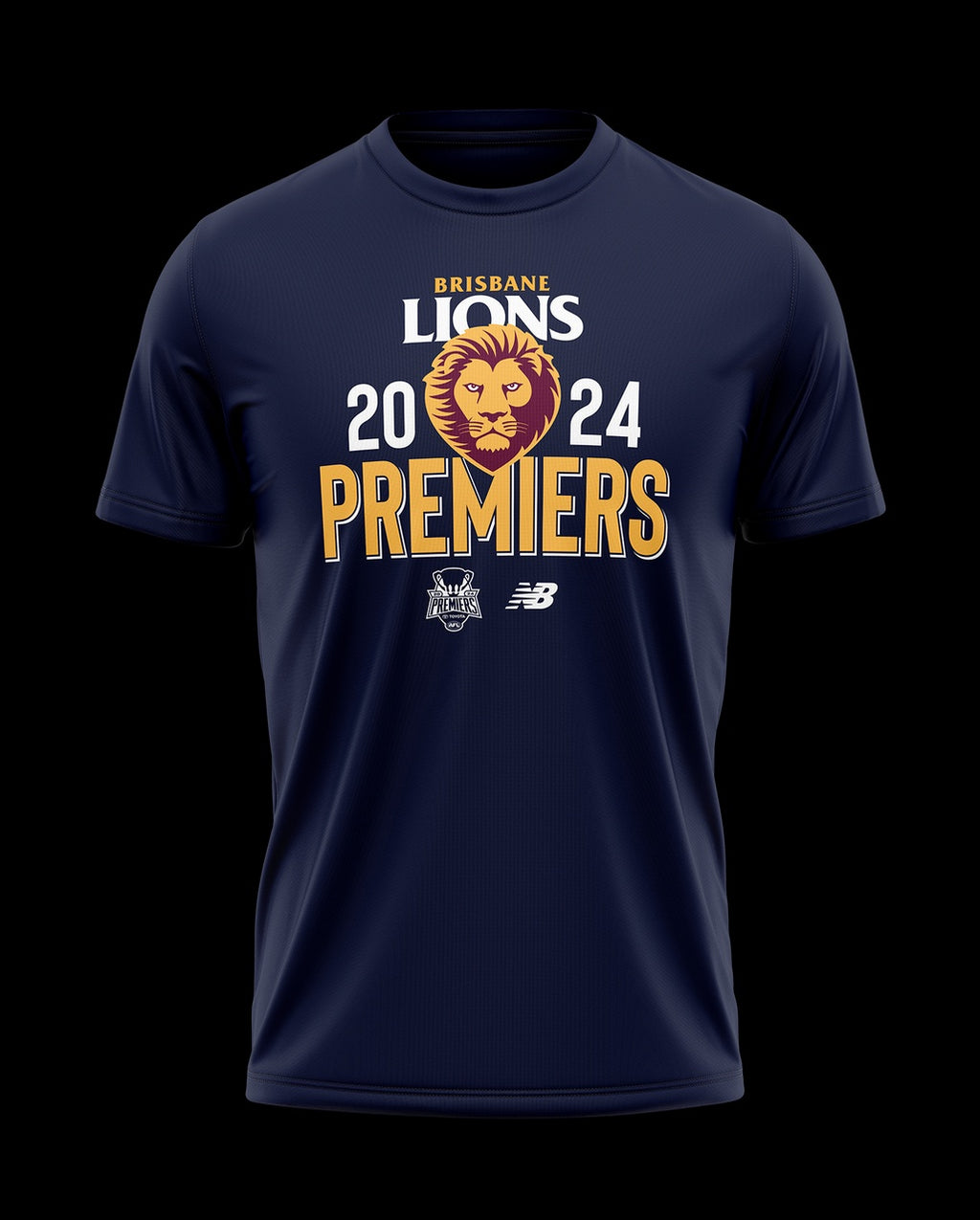 Brisbane Lions 2024 Youth Premiers Tee - New Balance