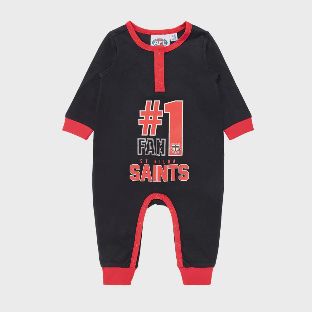 St kilda  Saints Baby Romper