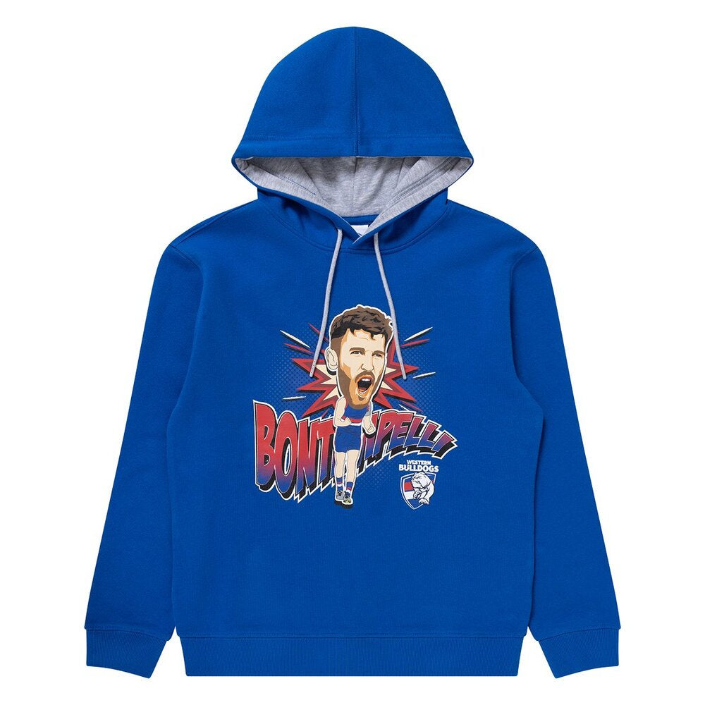 Western Bulldogs Youth Player Hoodie - Marcus Bontempellip