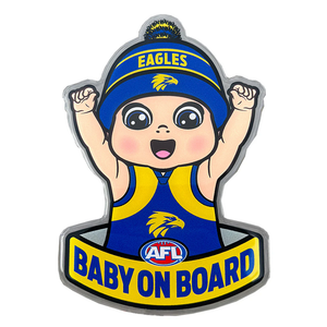 West Coast Eagles -  Baby On Board Decal