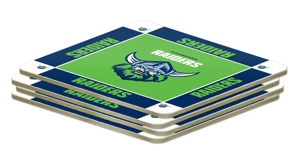 Canberra Raiders Set Of 4 Coasters