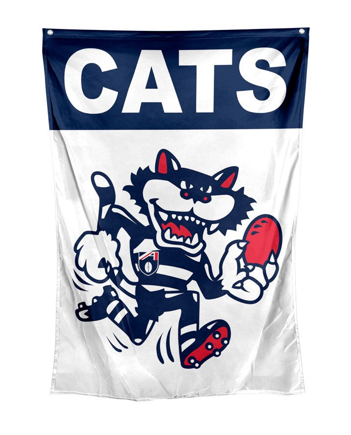 Geelong Cats Retro Wall Flag