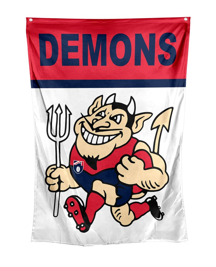 Melbourne Demons Retro Wall Flag