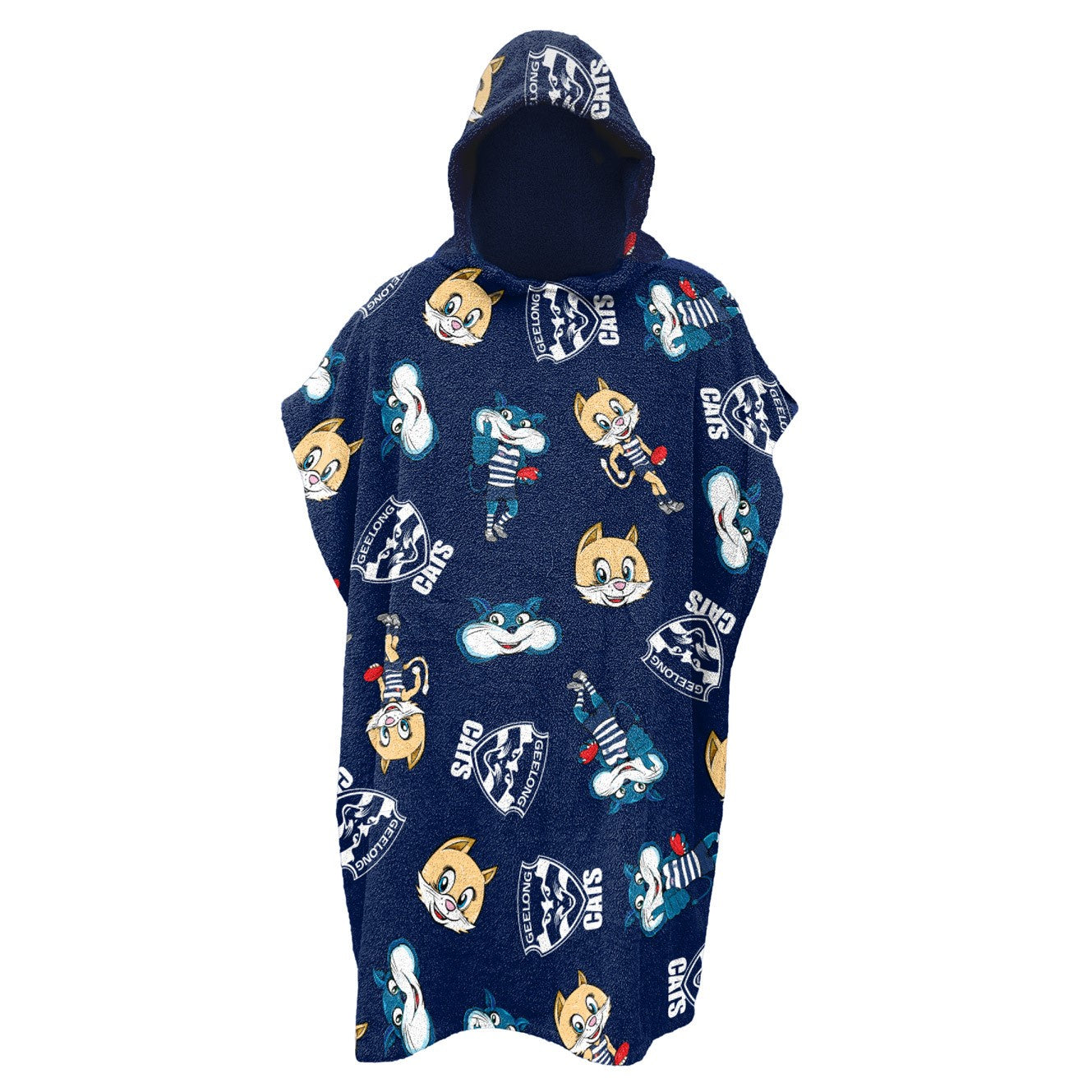 Geelong Cats Youth Hooded Beach Towel