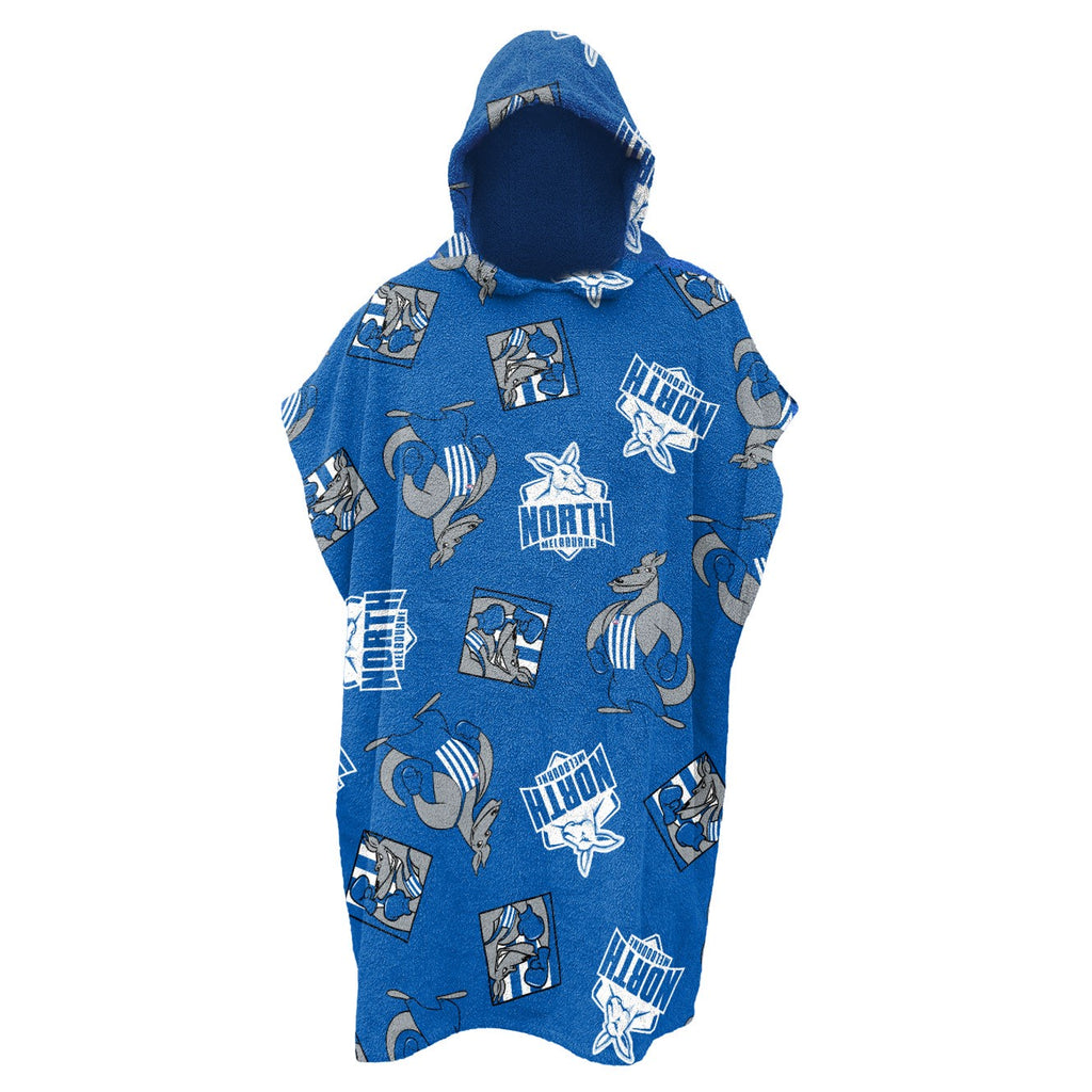 North Melbourne Kangaroos Youth Hooded Beach Towel