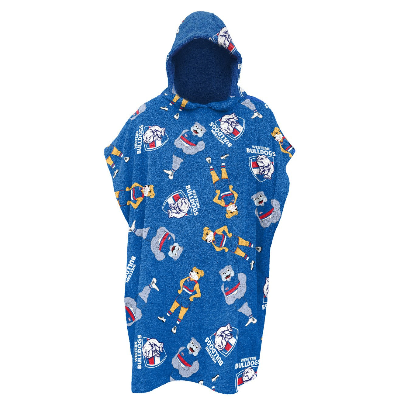 Western Bulldogs Youth Hooded Beach Towel