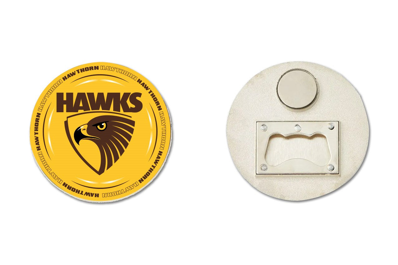 Hawthorn Hawks Bottle Opener Magnet