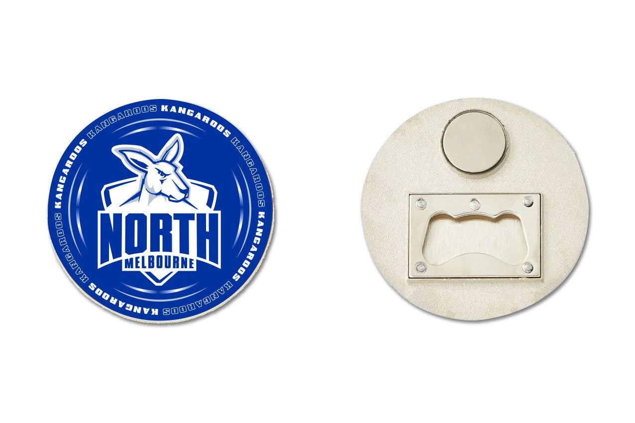 North Melbourne Kangaroos Bottle Opener Magnet