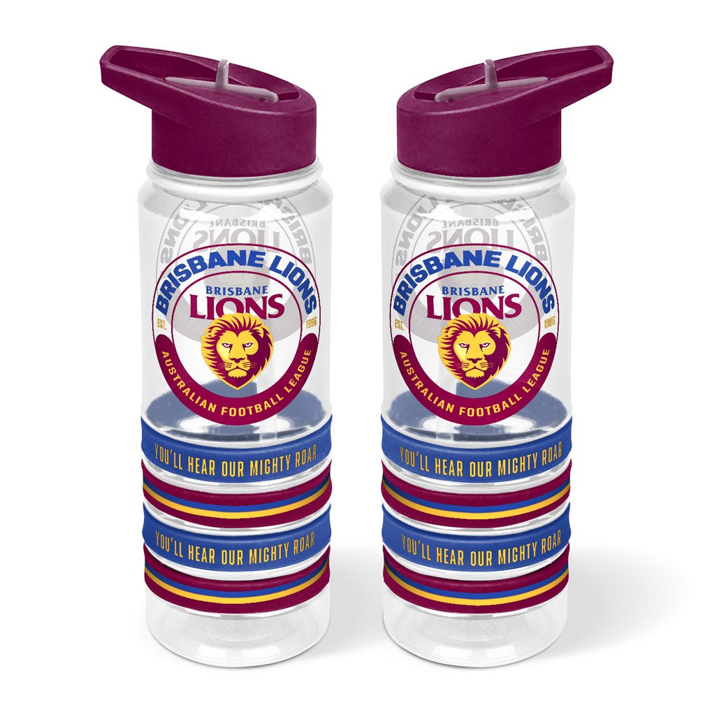 Brisbane Lions Clear Tritan Drink Bottle