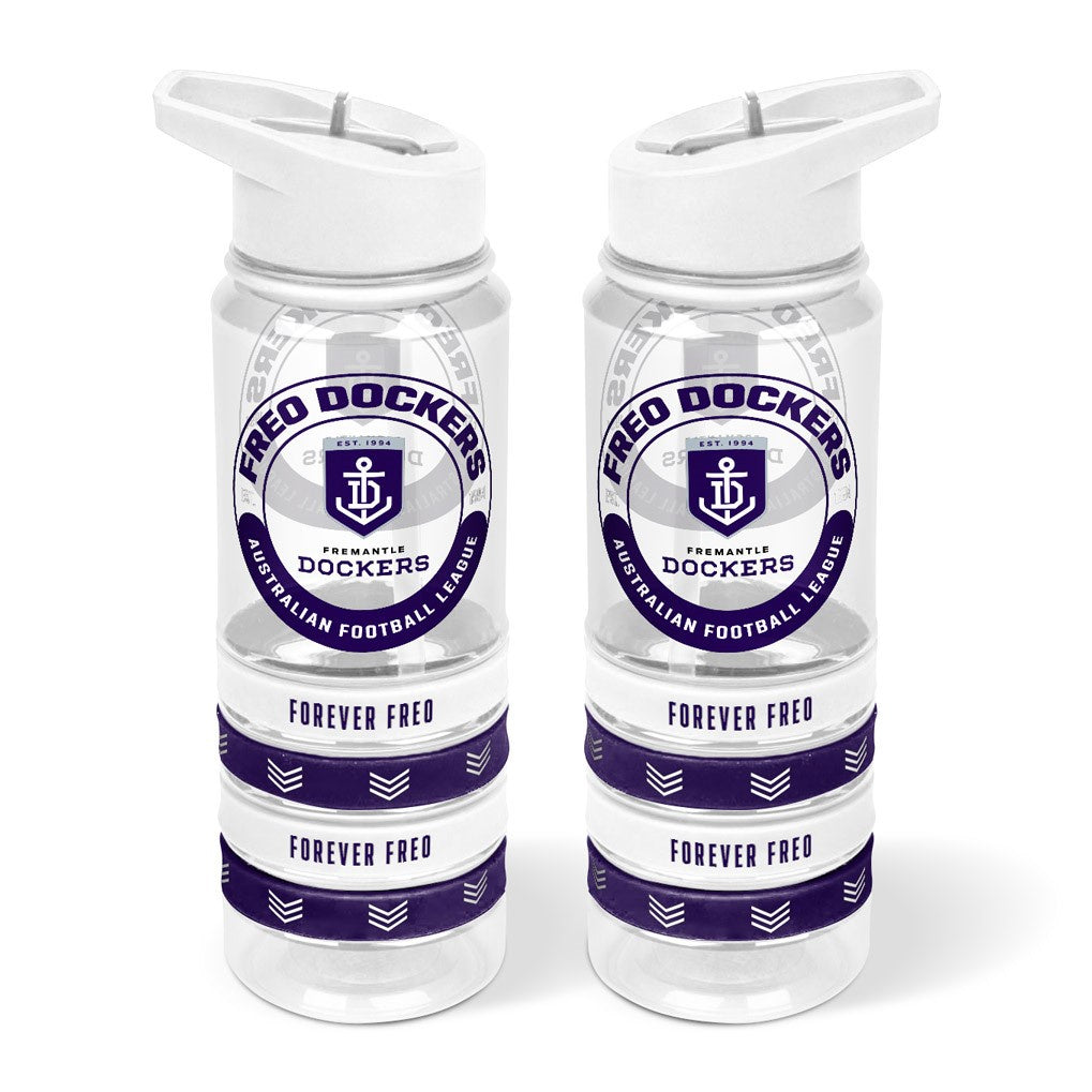 Fremantle Dockers Clear Tritan Drink Bottle