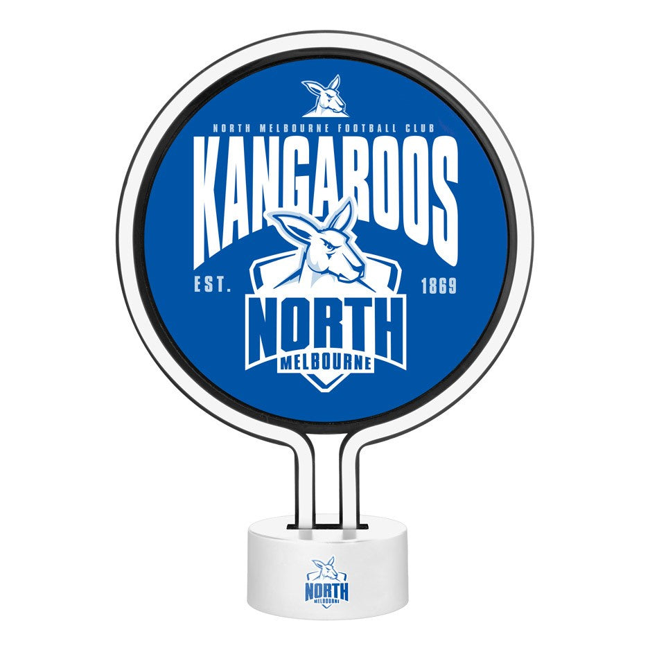 North Melbourne  Kangaroos Neon Light