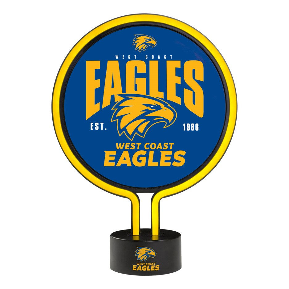 West Coast Eagles Neon Light