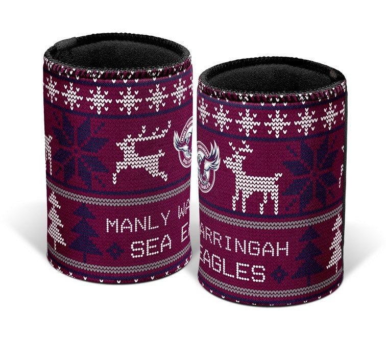 Manly Sea Eagles Christmas Can Cooler