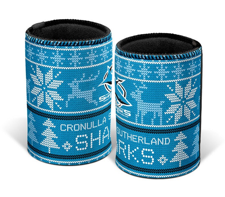 Cronulla Sharks Christmas Can Cooler