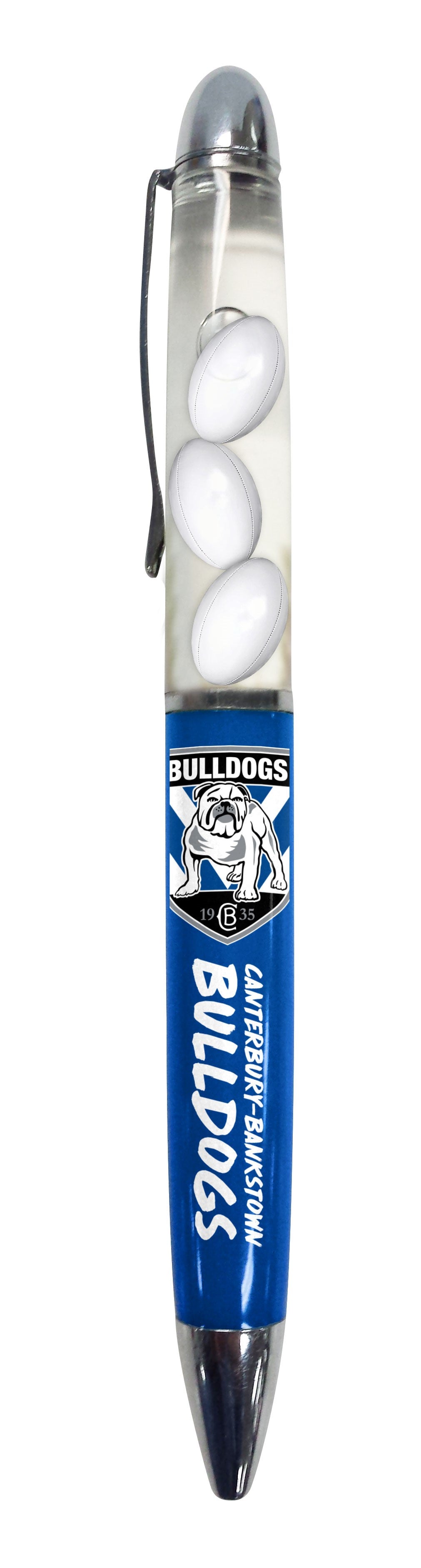 Canterbury Bulldogs Floating Footballs Pen