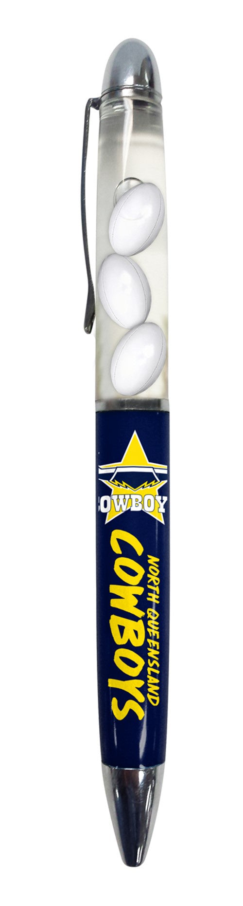 North Queensland Cowboys Floating Footballs Pen