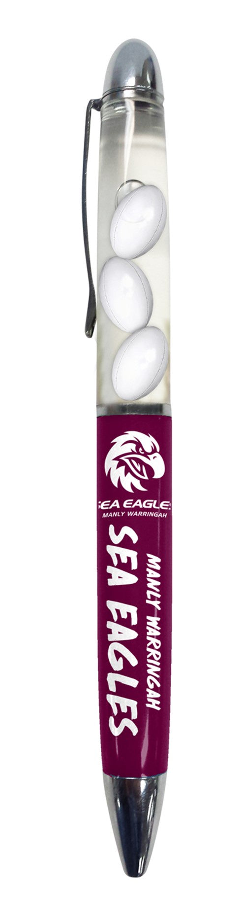 Manly Sea Eagles Floating Footballs Pen