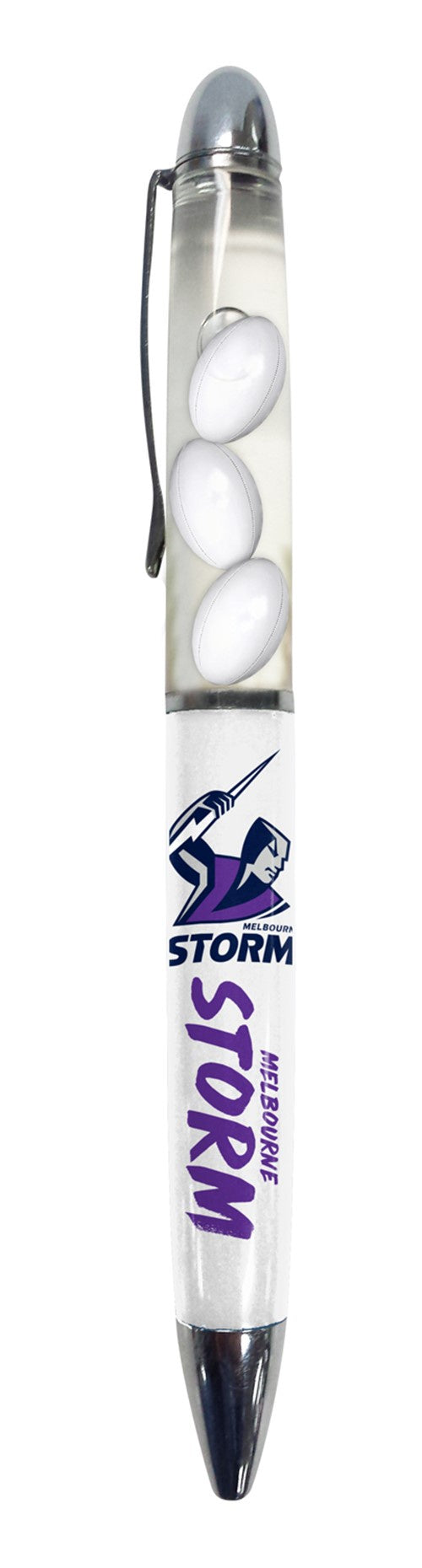 Melbourne Storm Floating Footballs Pen