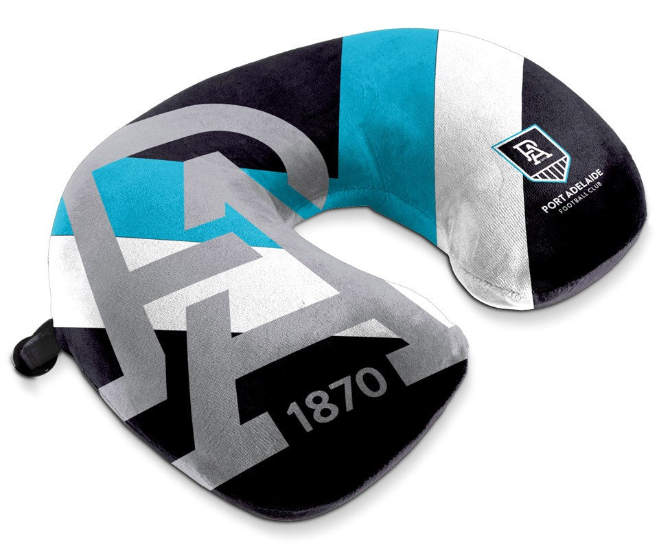 Port Adelaide Power Travel Pillow