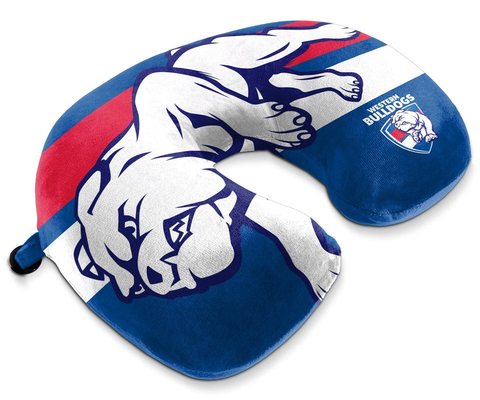 Western Bulldogs Travel Pillow